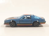 1982 Kidco Lock-Ups Chevrolet Camaro Z-28 Blue Die Cast Toy Car Vehicle with Opening Doors