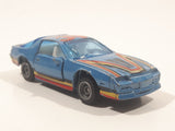 1982 Kidco Lock-Ups Chevrolet Camaro Z-28 Blue Die Cast Toy Car Vehicle with Opening Doors
