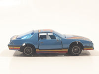 1982 Kidco Lock-Ups Chevrolet Camaro Z-28 Blue Die Cast Toy Car Vehicle with Opening Doors