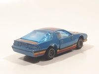 1982 Kidco Lock-Ups Chevrolet Camaro Z-28 Blue Die Cast Toy Car Vehicle with Opening Doors