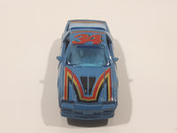 1982 Kidco Lock-Ups Chevrolet Camaro Z-28 Blue Die Cast Toy Car Vehicle with Opening Doors