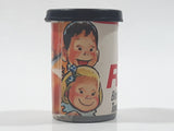 Mini Ravioli Bit Size Beef Ravioli in Tomato and Meat Sauce Labeled Kodak Film Canister 2" Tall Plastic Toy Food Can