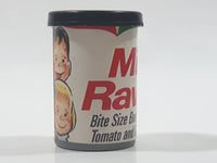 Mini Ravioli Bit Size Beef Ravioli in Tomato and Meat Sauce Labeled Kodak Film Canister 2" Tall Plastic Toy Food Can