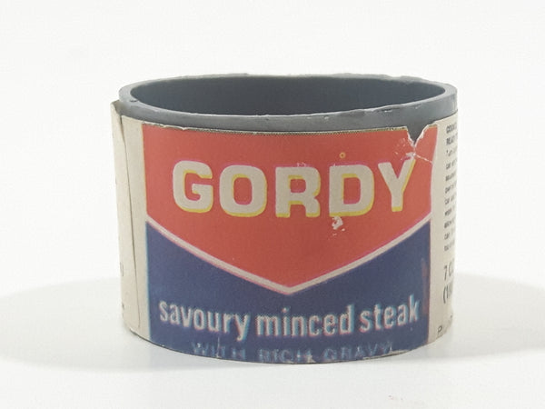 Vintage Gordy Savoury Minced Steak Miniature 7/8" Tall Plastic Toy Food Can