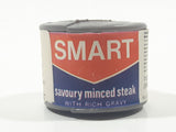 Vintage SMART Savoury Minced Steak Miniature 1" Tall Plastic Toy Food Can