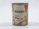 Vintage Gordy Cocktail Vegetable Juice Miniature 1 1/2" Tall Plastic Toy Food Can