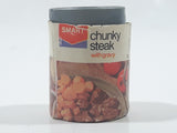 Vintage SMART Chunky Steak With Gravy Miniature 1 1/2" Tall Plastic Toy Food Can