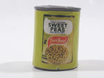 Vintage Town House Fancy Blended Sweet Peas Miniature 1 1/2" Tall Plastic Toy Food Can
