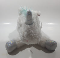 Anko White Unicorn 11" Long Stuffed Animal Toy Plush