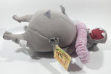 2004 Nanco Dreamworks Madagascar Gloria The Hippopotamus 13" Tall Stuffed Animal Toy Character Plush New with Tags