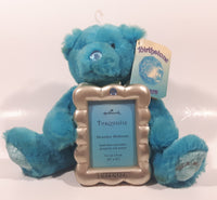 Hallmark Birthstone Bears December Birthstone "Turquoise" 8" Tall Teddy Bear Stuffed Animal Plush Picture Photo Frame with Tags