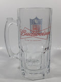 NFL Football Budweiser 8" Tall Heavy Glass Beer Mug