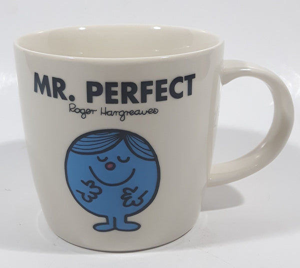2010 Wild & Wolf THOIP Chorion Mr Men and Little Miss Mr. Perfect Roger Hargreaves 3 1/2" Tall Ceramic Coffee Mug Cup