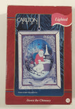 1998 Carlton Cards Christmas Memories Down The Chimney Lighted Christmas Ornament New in Box