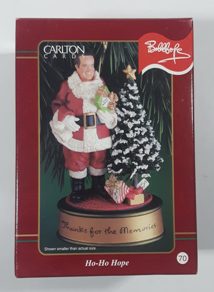 2000 Carlton Cards Thanks For The Memories Bob Hope Ho-Ho Hope Christmas Ornament New in Box