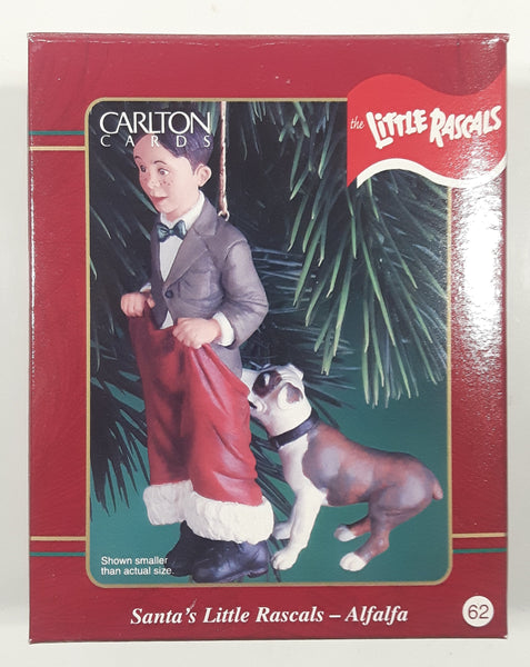 2000 Carlton Cards The Little Rascals Santa's Little Rascals Alfalfa Christmas Ornament New in Box