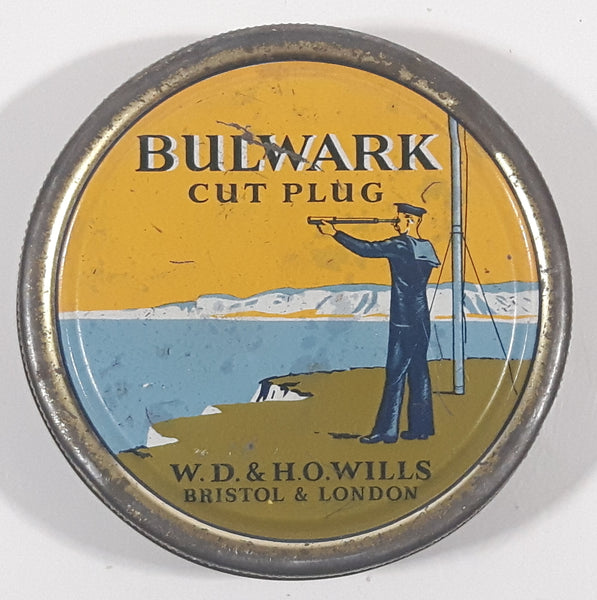 bulwark cut plug tobacco tin An early WD & HO Wills 'Bulwark Plug' tin. Width 17cm Wills Empire Bulwark Sailor Image