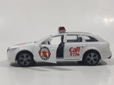 Moose Police Canada Call 911 Emergency White Pull Back Die Cast Toy Car Vehicle with Opening Doors