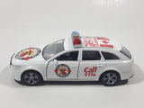 Moose Police Canada Call 911 Emergency White Pull Back Die Cast Toy Car Vehicle with Opening Doors