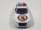 Moose Police Canada Call 911 Emergency White Pull Back Die Cast Toy Car Vehicle with Opening Doors