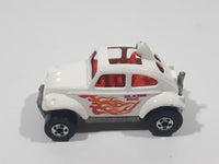 1987 Hot Wheels Baja Bug Volkswagen VW Beetle White Die Cast Toy Car Vehicle