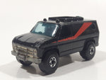 1984 Hot Wheels Baja Breaker Ford Econoline Van Black Die Cast Toy Car Vehicle