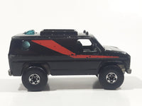 1984 Hot Wheels Baja Breaker Ford Econoline Van Black Die Cast Toy Car Vehicle