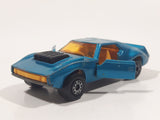 Vintage 1976 Lesney Matchbox Superfast Twin Pack AMX Javelin No. 9 Metallic Blue Die Cast Toy Car Vehicle with Opening Doors