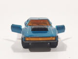 Vintage 1976 Lesney Matchbox Superfast Twin Pack AMX Javelin No. 9 Metallic Blue Die Cast Toy Car Vehicle with Opening Doors