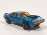 Vintage 1976 Lesney Matchbox Superfast Twin Pack AMX Javelin No. 9 Metallic Blue Die Cast Toy Car Vehicle with Opening Doors