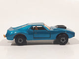 Vintage 1976 Lesney Matchbox Superfast Twin Pack AMX Javelin No. 9 Metallic Blue Die Cast Toy Car Vehicle with Opening Doors