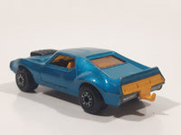 Vintage 1976 Lesney Matchbox Superfast Twin Pack AMX Javelin No. 9 Metallic Blue Die Cast Toy Car Vehicle with Opening Doors