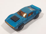 Vintage 1976 Lesney Matchbox Superfast Twin Pack AMX Javelin No. 9 Metallic Blue Die Cast Toy Car Vehicle with Opening Doors