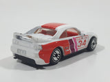 1993 Hot Wheels Racing World Toyota MR2 White Die Cast Toy Car Vehicle