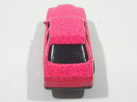 1993 Hot Wheels Mercedes 380 SEL Pink with Red Glitter Die Cast Toy Car Vehicle