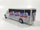 1993 Road Champs Pepsi Diet Pepsi Delivery Truck White Die Cast Toy Car Vehicle with Opening Rear Side Doors