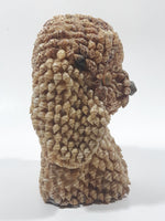 Vintage Seashell Covered Poodle Ornament 5 1/2" Tall