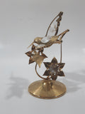 Mascot Int Crystal Delight 24K Gold Plated Austrian Crystal Hummingbirds and Flower Metal Ornament