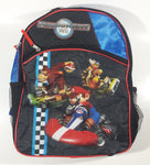 2012 Fast Forward Nintendo Mario Kart Wii School Back Pack Bag 16"