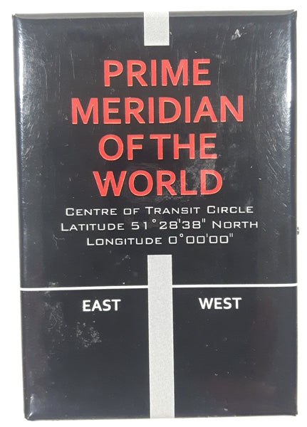 Prime Meridian Of The World 2 1/8" x 3 1/8" Fridge Magnet