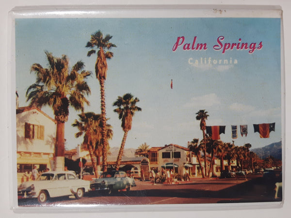 Palm Springs California Palm Canyon Dr. "The Plaza" 2 1/2" x 3 1/2" Fridge Magnet