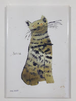 Andy Warhol Cat From "25 Cats Named Sam and One Blue Pussy" 2 1/8" x 3 1/8" Fridge Magnet