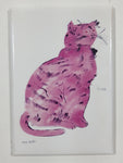 Andy Warhol Cat From "25 Cats Named Sam and One Blue Pussy" 2 1/8" x 3 1/8" Fridge Magnet