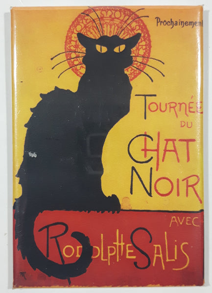 Tournee Du Chat Noir Black Cat 2 1/8" x 3 1/8" Fridge Magnet