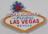 Welcome To Fabulous Las Vegas Nevada 2 3/8" x 3 1/8" Resin Fridge Magnet