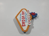 Welcome To Fabulous Las Vegas Nevada 2 3/8" x 3 1/8" Resin Fridge Magnet