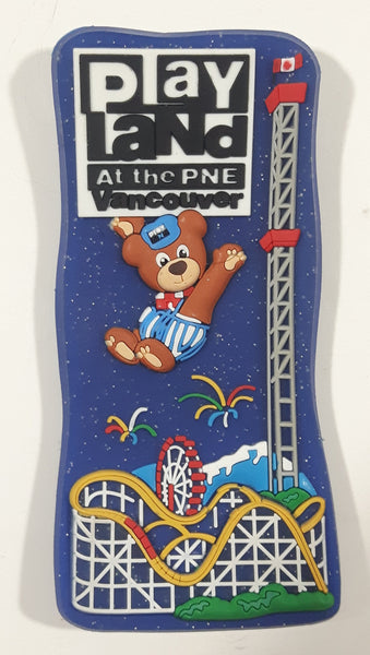 Play Land At The PNE Vancouver 1 3/4" x 3 1/2" Rubber Fridge Magnet