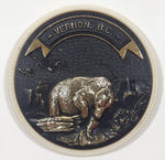 Vernon B.C. Grizzly Bear Themed 2 3/4" Plastic Fridge Magnet