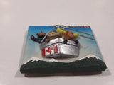 Canada Moose Beaver Bear in Gondola 2 3/8" x 3" Resin Fridge Magnet