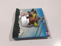 Canada Moose Beaver Bear in Gondola 2 3/8" x 3" Resin Fridge Magnet